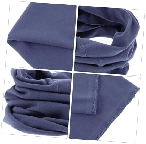 TOVINANNA Windproof Scarf for Boys - Cotton Blue