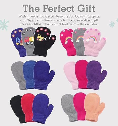 Cozy Toddler Mittens Soft Stretchy and Grows with Them