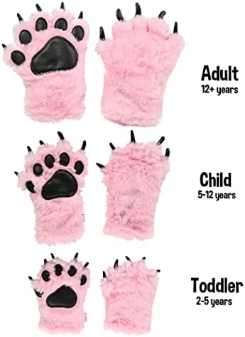 Lazy One Animal Paw Mittens for Adults Kids Soft recalled now