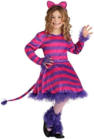 Mischievous Cheshire Cat Costume for Girls