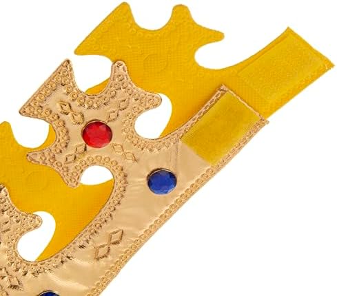 Regal Gold King Crown Royal Party Accessories for Boys Girls