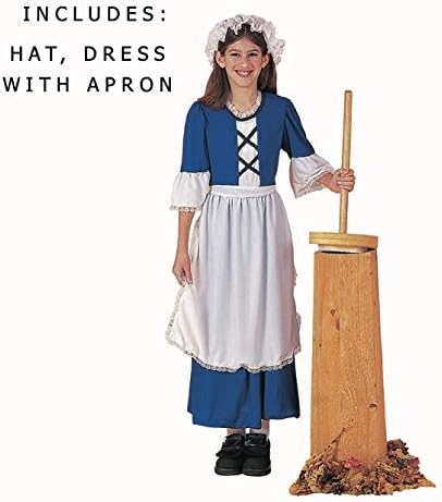 Adorable Colonial Girl Costume Dress