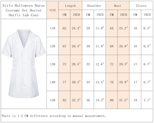 Halloween Nurse Costume Set