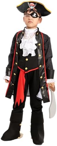 Halloween Pirate Costume for Kids - Captains Best Trick or Treat Setup
