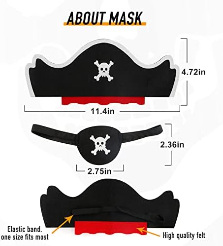 Cute Pirate Satin Dress Up Cape - RioRand Kids Costume