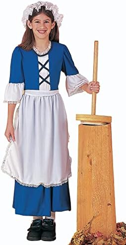 Adorable Colonial Girl Costume Dress