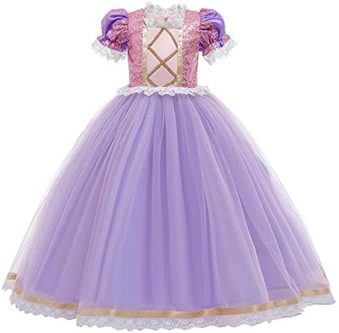 MYRISAM Sofia The First Rapunzel Princess Halloween Costume Dress