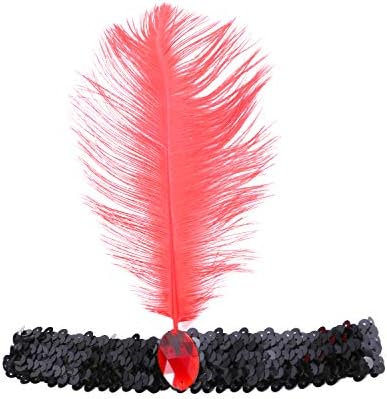 Leadtex Girls 20s Flapper Dress Costume with Feather Headband 1