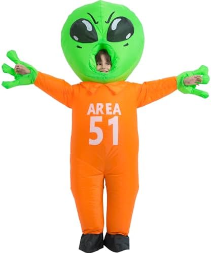 Deluxe Inflatable Alien Costume for Kids