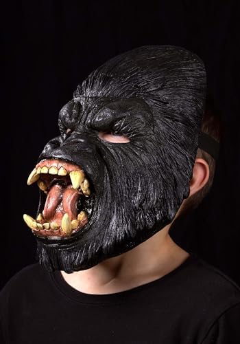 Scare Me Fun Costumes Scary Gorilla Mask for Kids Standard Black
