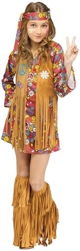Fun World Child - Peace Love Hippie Costume for Girls