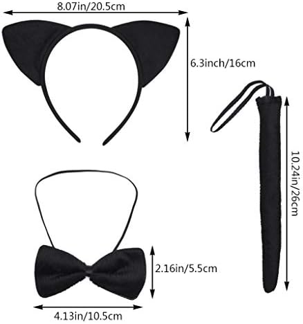 Adorable Black Cat Costume Set for Kids Halloween More