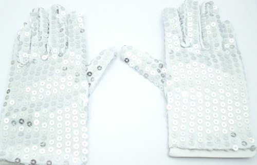 Glistening Sequin Gloves for Boys