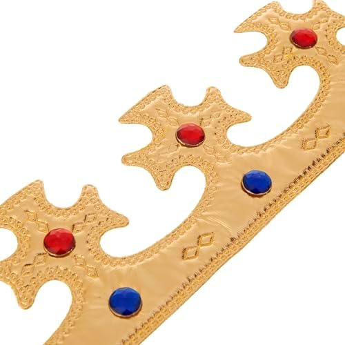 Regal Gold King Crown Royal Party Accessories for Boys Girls