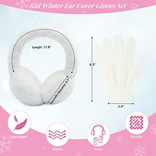 poximi baby warm earmuffs gloves kids winter gift set