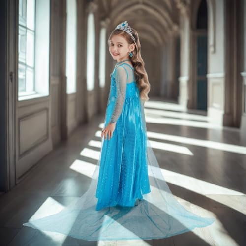 Elsa Princess Dress Up Costume