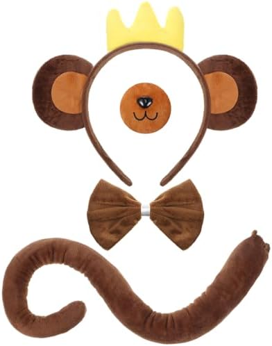 Monkey Accessories Set for Kids Halloween Cosplay Party Win
