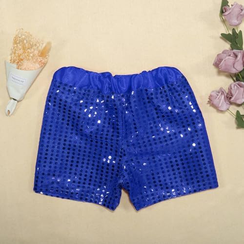 Toddler Sequin Glitter Dance Shorts for Boys Girls