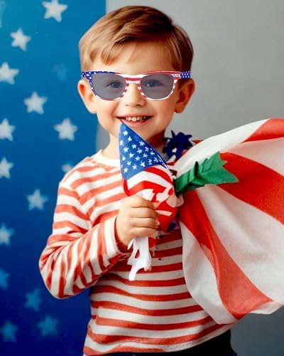 BleSky 4th of July Kids American Flag Costume Cape