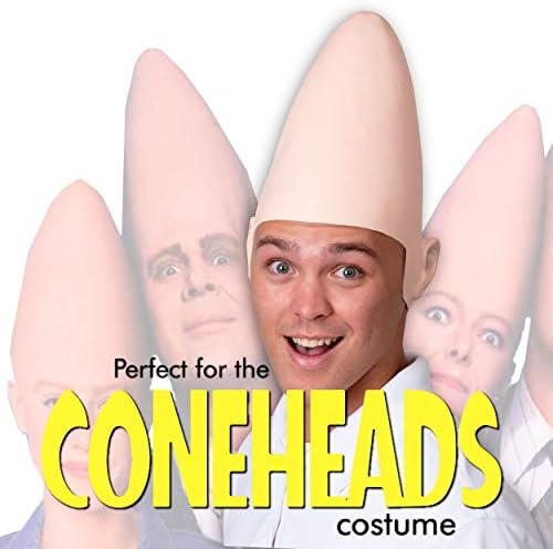 Alien Cone Headpiece - Stretchy Non-Toxic Headcap for Halloween More