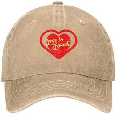 Love is Sweet Baseball Cap for Women Men