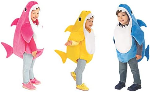 Playful Daddy Shark Costume for Kids with Sound Chip
