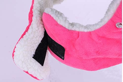 Cartoon Winter Hats for Girls Boys - Trapper Hat with Earflap Face Warmer