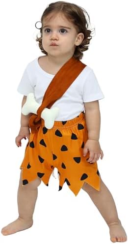 Halloween Kids Costume - Brown Shorts Green Shirt Set