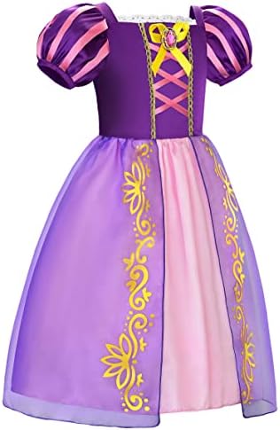 Girls Halloween Princess Costume Little Girls Costume Soft Fabric Purple