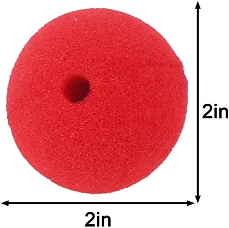 35-Piece clown nose with bulk for parties costumes