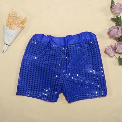 Toddler Sequin Glitter Dance Shorts for Boys Girls