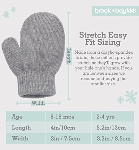 Cozy Toddler Mittens Soft Stretchy and Grows with Them