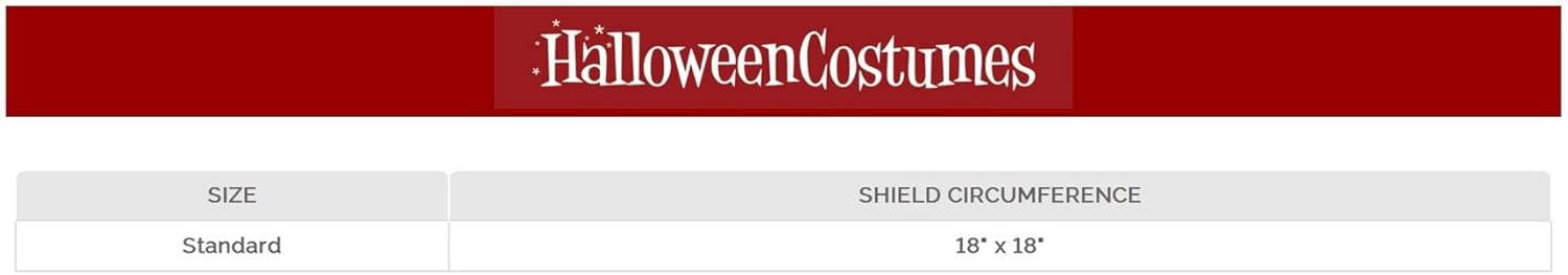 Fun Costumes Medieval Knight Round Shield Accessory