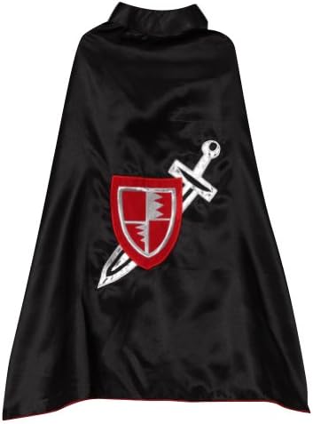 Black Knight Cape Satin