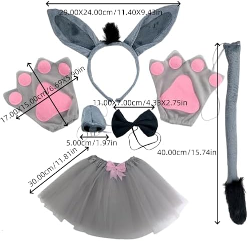 Donkey Costume 2-in-1 Accessories for Halloween