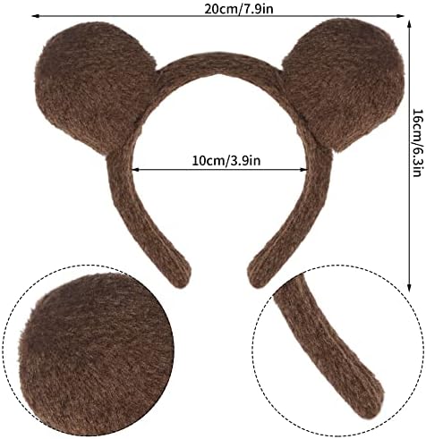 Kids Animal Brown Bear Fancy Costume Kit