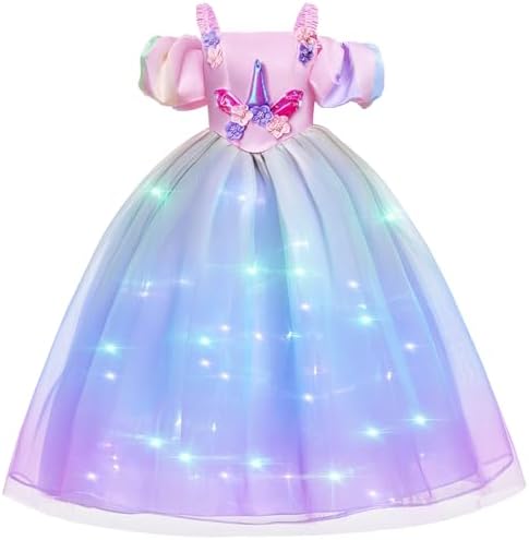 Halloween Princess Costume - Light-Up for Girls