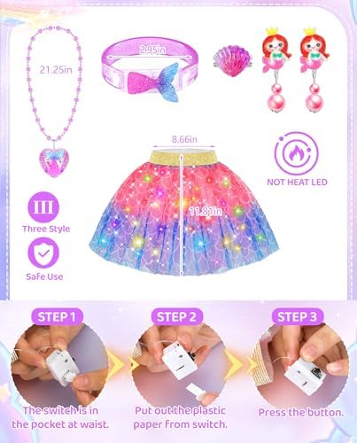 Light-Up Princess Dress Up for Girls 4-6