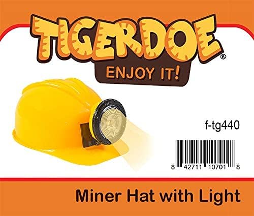 Tigerdoe Costume Miner Hat - Fun Construction Accessories for Kids