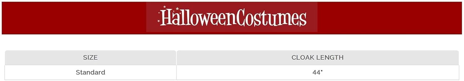 Fun Costumes Childs Vampire Cloak Costume - Velvet Cape with Satin-Lined Collar