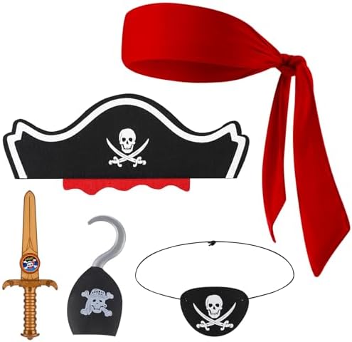 Perfect for Trick-or-Treating or Pirate Parties