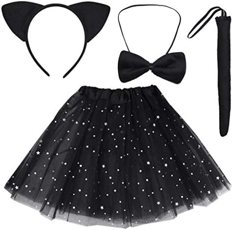 Adorable Black Cat Costume Set for Kids Halloween More