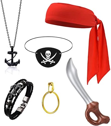 6-In-1 Pirate Role-Playing Accessories Set