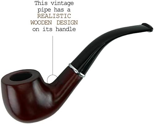 Skeleteen Fake Pipe costume - Tobacco Wood Pipe for Boys