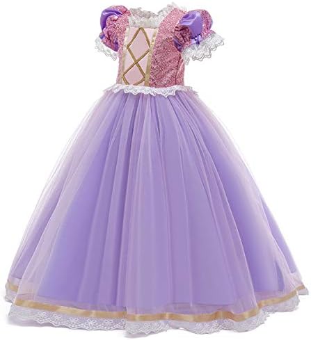 MYRISAM Sofia The First Rapunzel Princess Halloween Costume Dress