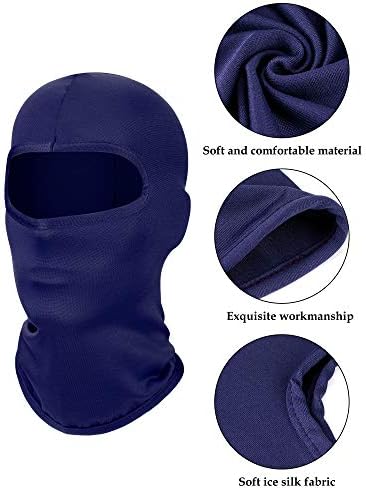 Geyoga 6-Piece Ski Mask Kids Balaclava Winter Face Covering