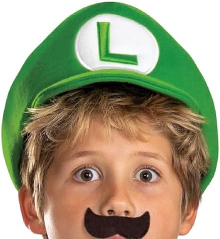 Disguise Mario Luigi Costume Kit for Kids Halloween Accessories