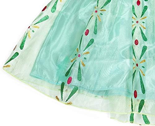 Green Girls Cosplay Dance Dress Princess Costume Ready to Glow