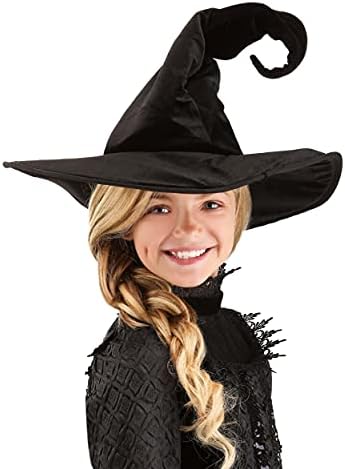 Fun Costumes Kids Witch Hat Deluxe Standard Jumping Into an Enchanted World