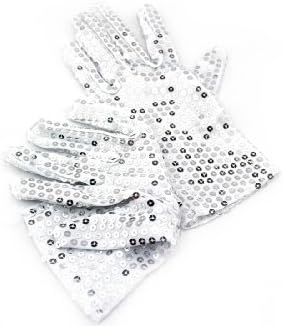 Glistening Sequin Gloves for Boys